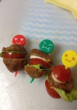 キャラ弁に！ミニハンバーガー-レシピのメイン写真