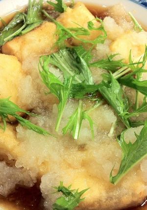 揚げ出し豆腐の雪見なべ-レシピのメイン写真