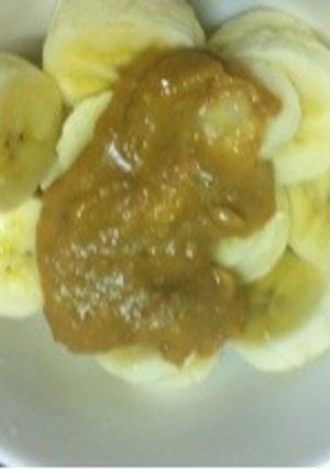 バナナのキャラメルチーズクリームかけ-レシピのメイン写真