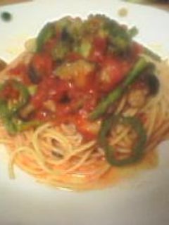 野菜たっぷりトマトソースのパスタ-レシピのメイン写真
