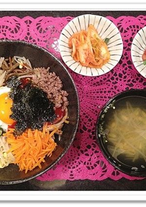 子供も喜ぶ韓国家庭料理!ビビンバップ!-レシピのメイン写真