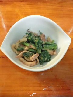 簡単☆イカとほうれん草の味噌マヨサラダ-レシピのメイン写真