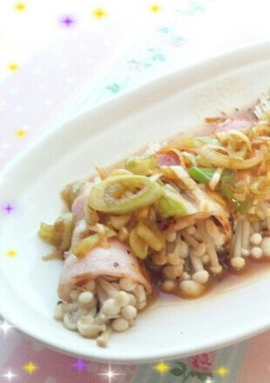☆えのきベーコンのバタポン焼き☆-レシピのメイン写真
