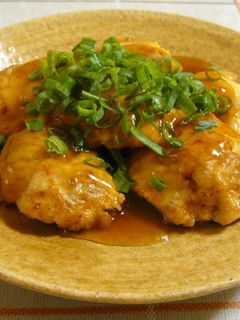 鶏肉のピカタ♡中華あんかけ-レシピのメイン写真