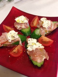 生ハムとクリームチーズのおつまみ-レシピのメイン写真