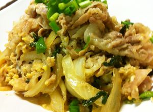 ご飯がススム！豚ニラ玉ねぎの甘辛炒め-レシピのメイン写真