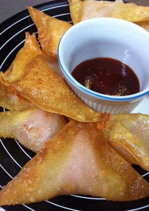 すぐ出来る☆ハムとチーズの揚げワンタン-レシピのメイン写真