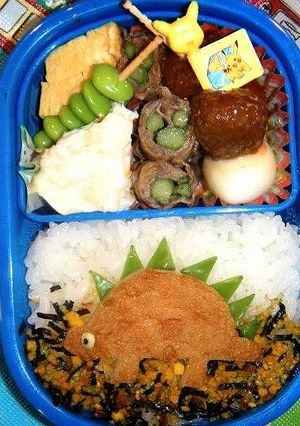 ステゴサウルス　キャラ弁-レシピのメイン写真