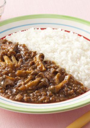 きのこのキーマカレー-レシピのメイン写真