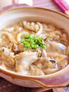 牡蠣玉あんかけうどん-レシピのメイン写真