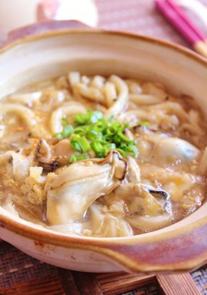 牡蠣玉あんかけうどん-レシピのメイン写真