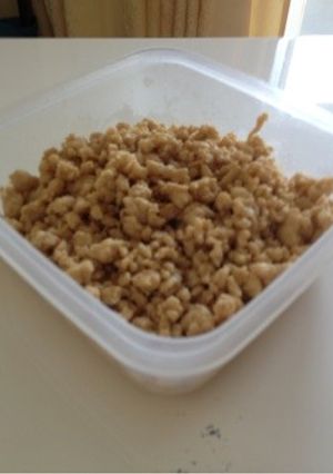 シンプル、我が家の鶏そぼろ-レシピのメイン写真