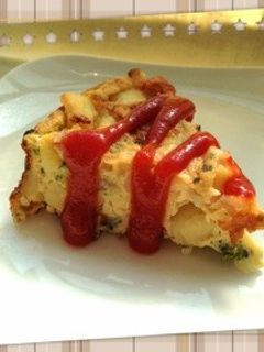 簡単‼野菜たっぷりスペイン風オムレツ-レシピのメイン写真