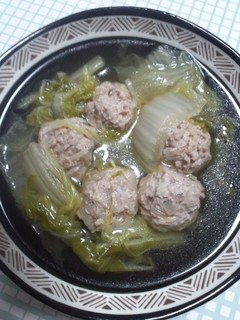 肉だんごと白菜のスープ-レシピのメイン写真