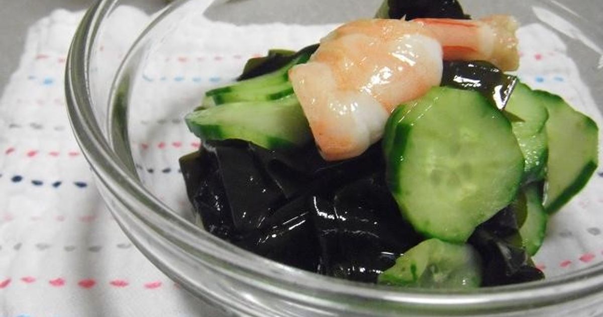 基本からアレンジまで！思わずつくりたくなる「ワカメ エビ 酢のもの