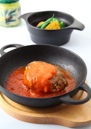 オリーブオイルでハンバーグ-レシピのメイン写真
