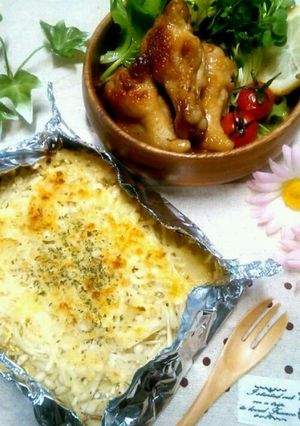 ＊簡単えのきグラタン＊アルミホイル＊-レシピのメイン写真