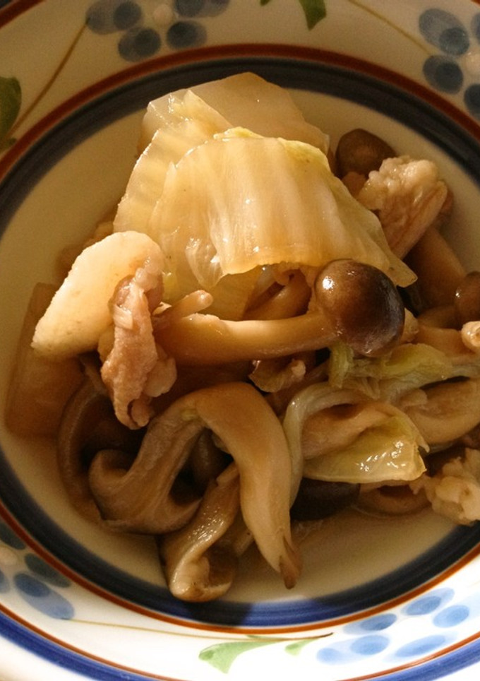 白菜としめじの和風煮-レシピのメイン写真