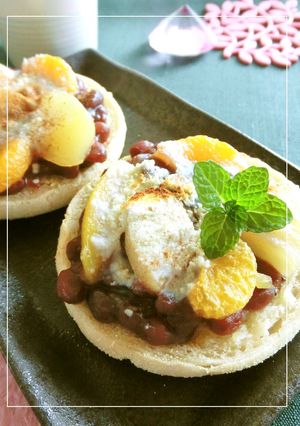 珈琲あんみつ風　塩あんマフィン-レシピのメイン写真