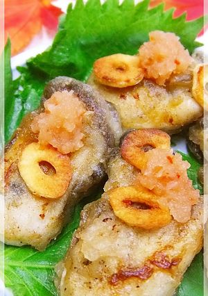 牡蠣のニンニクバター醤油✿もみじおろし-レシピのメイン写真