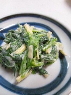 ほうれん草のマヨチー和え♪-レシピのメイン写真