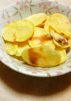 *じゃがいも→ノンオイルポテトチップス*-レシピのメイン写真