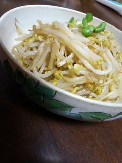もやしの簡単ごま油炒め-レシピのメイン写真