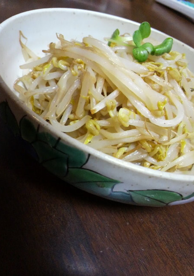 もやしの簡単ごま油炒め-レシピのメイン写真