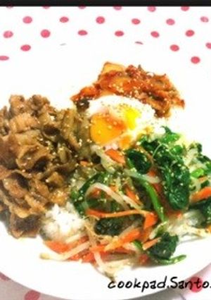 簡単ビビンバ-レシピのメイン写真