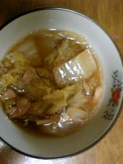 簡単・時短・白菜とツナの煮つけ-レシピのメイン写真