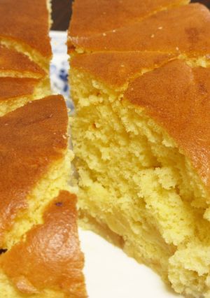 リンゴのスポンジケーキ-レシピのメイン写真