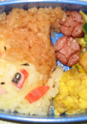 キャラ弁♪ポケモンのヒコザル-レシピのメイン写真