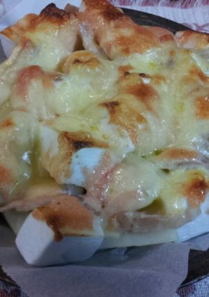 ポテトとはんぺんの明太マヨチーズ焼き-レシピのメイン写真
