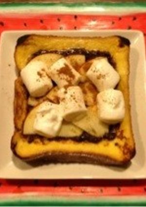 甘フレンチトースト~りんご×マシュマロ~-レシピのメイン写真
