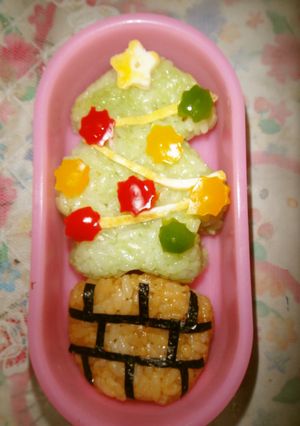 X'mas　クリスマスツリー弁当-レシピのメイン写真