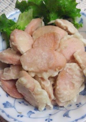 魚肉ソーセージの天ぷら-レシピのメイン写真