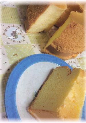 ゆるふわシフォンケーキ-レシピのメイン写真