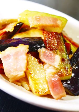 なす･ベーコン･エリンギのバター醤油炒め-レシピのメイン写真