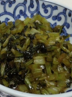 お子様向け甘め カブの葉の油炒め-レシピのメイン写真