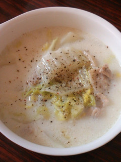 白菜と豚バラの中華風クリーム煮-レシピのメイン写真