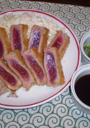 まぐろのパン粉焼き♪-レシピのメイン写真