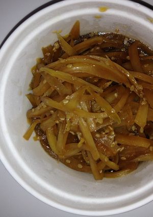大根の皮きんぴら-レシピのメイン写真