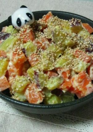 さつまいもにんじんマヨサラダ♪-レシピのメイン写真