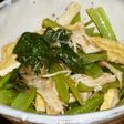 今ある物で☆小松菜とエノキと油揚げの梅煮