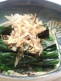 ほうれん草のおひたし塩昆布和え♪-レシピのメイン写真