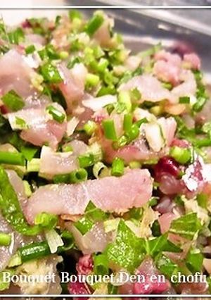 週末漁師の　鯵のたたき-レシピのメイン写真