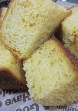 超ふわＨＢでケーキのようなかぼちゃぱん♪-レシピのメイン写真