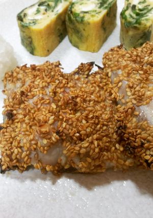 ☆鯖の塩麹漬けゴマ焼き☆-レシピのメイン写真