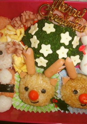 X'mas サンタクロース弁当-レシピのメイン写真