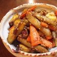 濃い味がうまい!秋の根菜太切りきんぴら